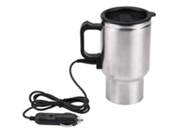 Hlyjoon Taza calefactora para automóvil 12V 450Ml Hervidor portátil de acero inoxidable Taza de café Taza eléctrica A578 AUCUNE