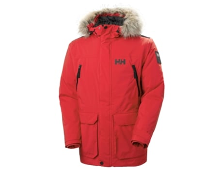 Parka de Hombre HELLY HANSEN (L - Rojo)
