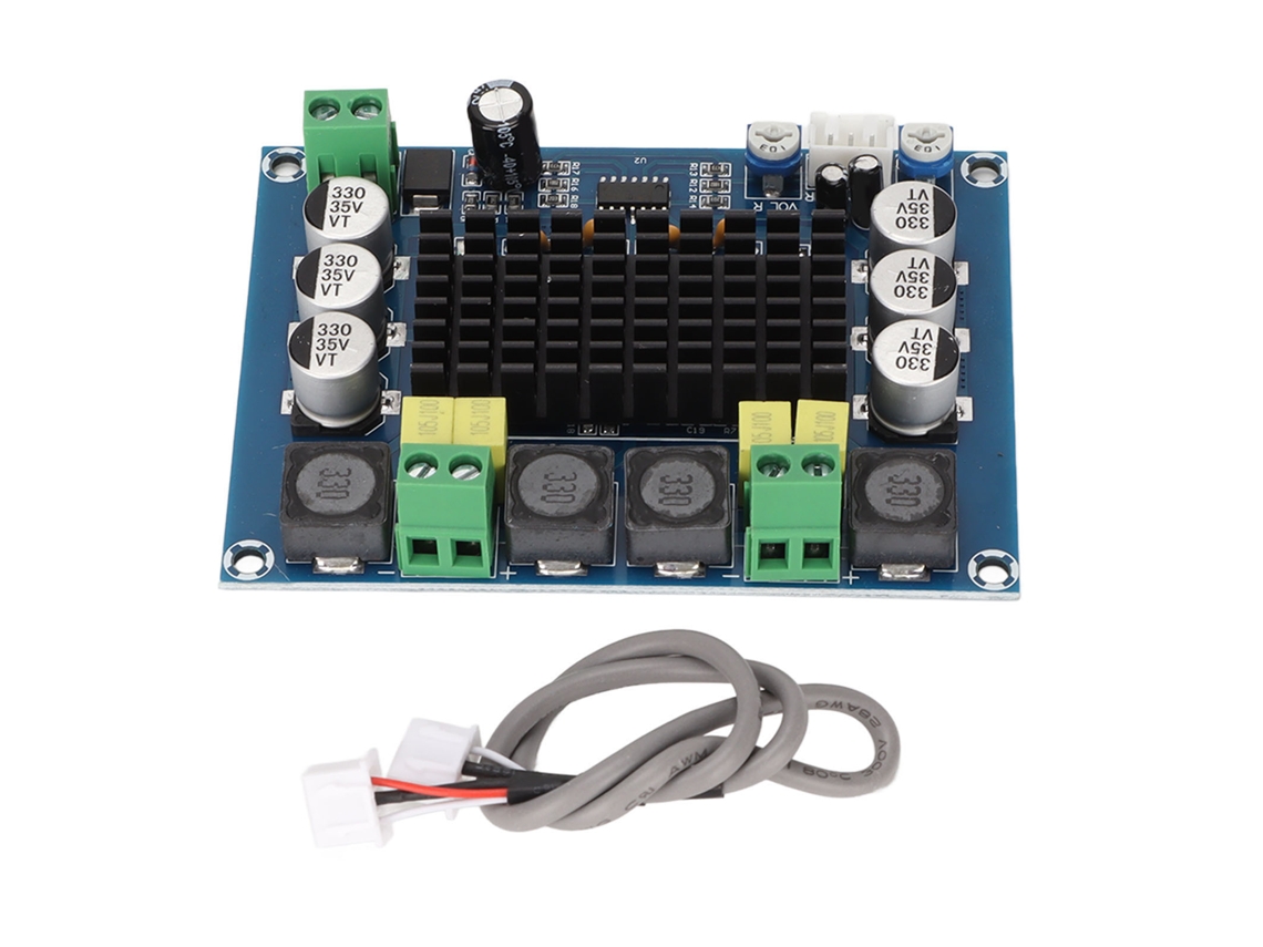 Placa De Amplificador Digital Hifi 2 Canais 2x120w Alta Potência Subwoofer Dc12-24v