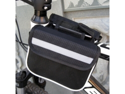 Funda frontal/bolsa de sillín para bicicleta de montaña Mdug (negra)