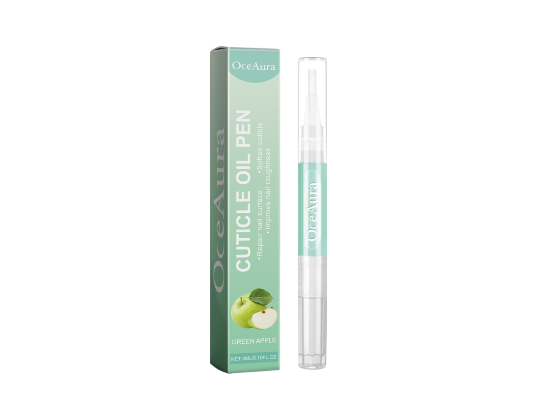 El aceite de manzana verde Oceanura repara las uñas y la onicomicosis.