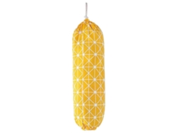 Soporte para bolsas de plástico, dispensador de compras plegable y lavable, organizador y reciclador GOKOCO (amarillo)