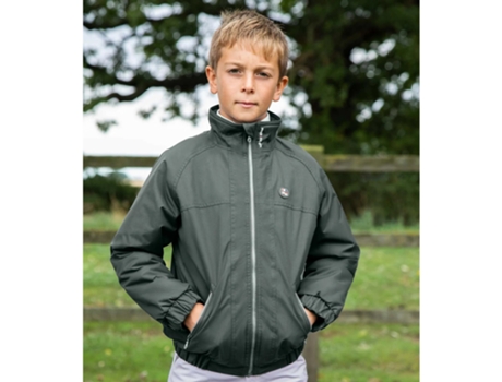 Chaqueta para Equitación PREMIER EQUINE (Niño Unisex - Gris - 5/6 Años)