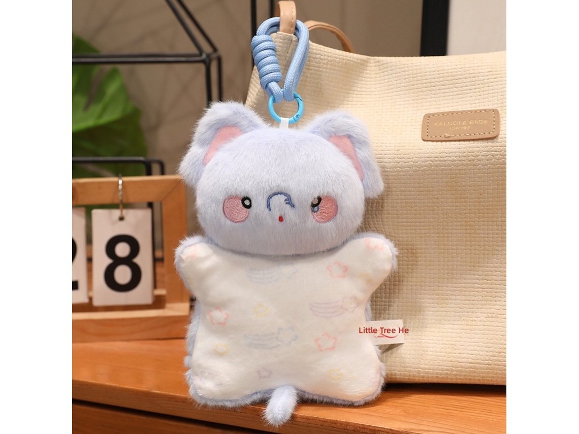 Conejo de peluche antiestrés con cordón, juguete suave con forma de animal CHABERLU