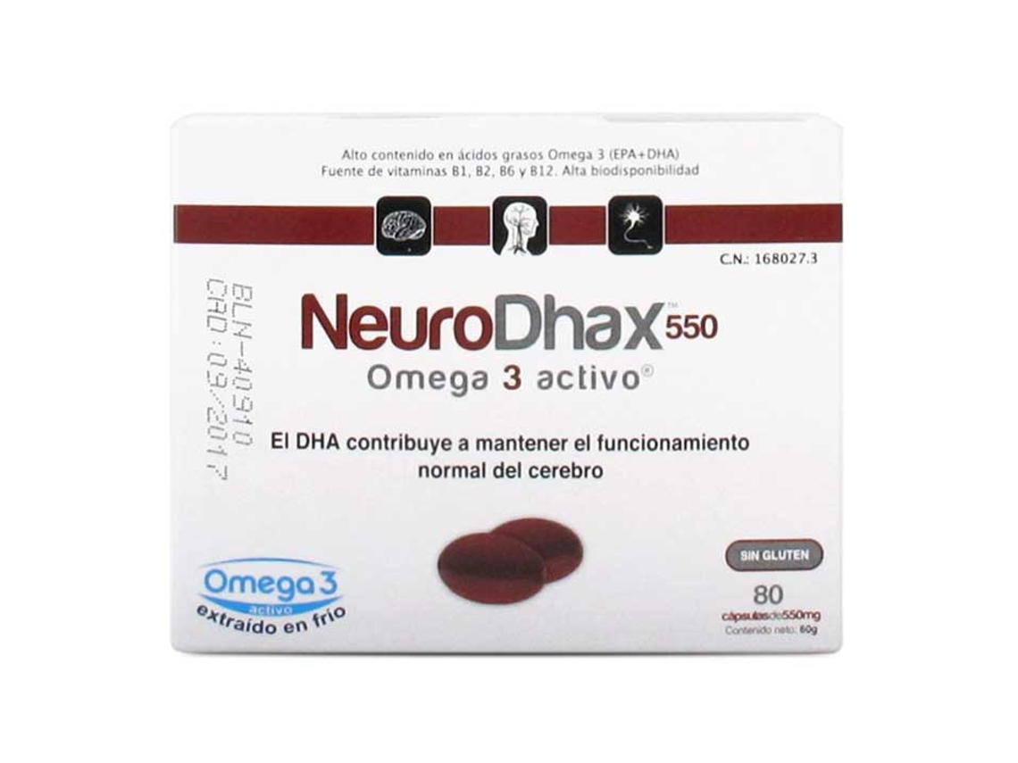 Complemento Alimentar EPADHAX Neurodhax (80 cápsulas)