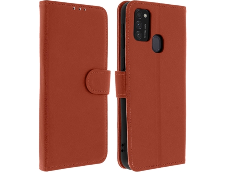 Funda Samsung Galaxy M21/M31/M30S AVIZAR Libro Cartera Marrón
