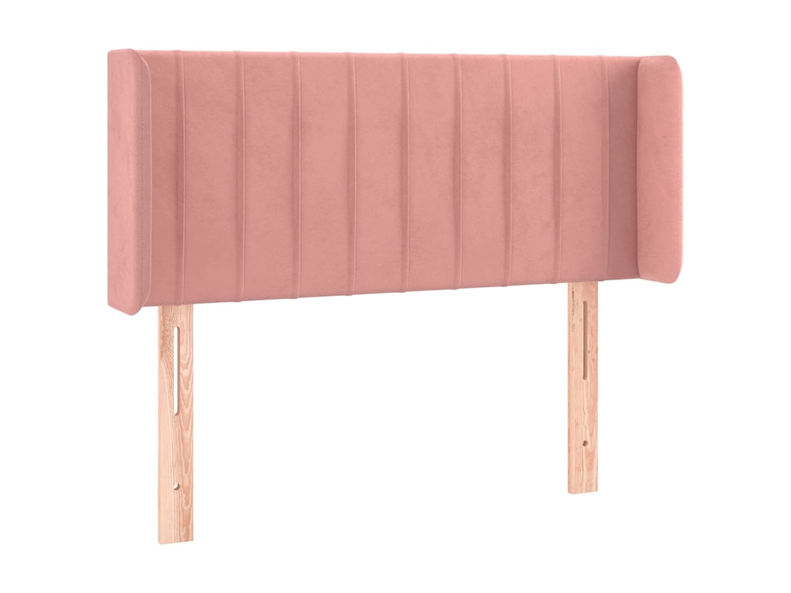 Cabecero de cama de terciopelo con solapas 103x16x78/88 cm Rosa MAISON EXCLUSIVE