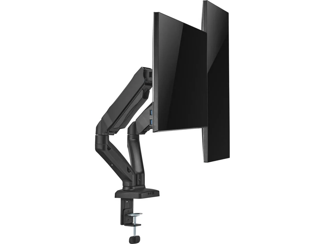 Soporte de Escritorio NAPOFIX DM3210 Full-Motion para 2 Monitores 13 - 32 Negro