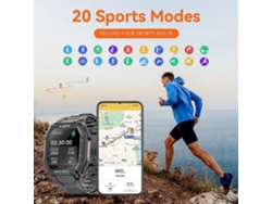 Fitness saludable, salud y bienestar, salud y fitness, monitorización de oxígeno en sangre, bicicleta eléctrica Ly resistente al agua hasta 3 atm (negra)
