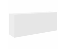 Maison Exclusive - Mueble De Pared De Baño Madera Ingeniería Blanco 100x25x40 Cm