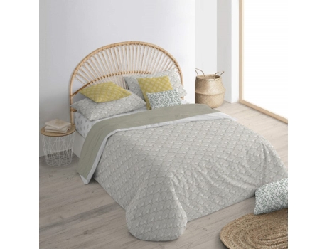 Funda Nórdica con Botones BELUM (220 x 220 cm - Algodón Orgánico - Beige)