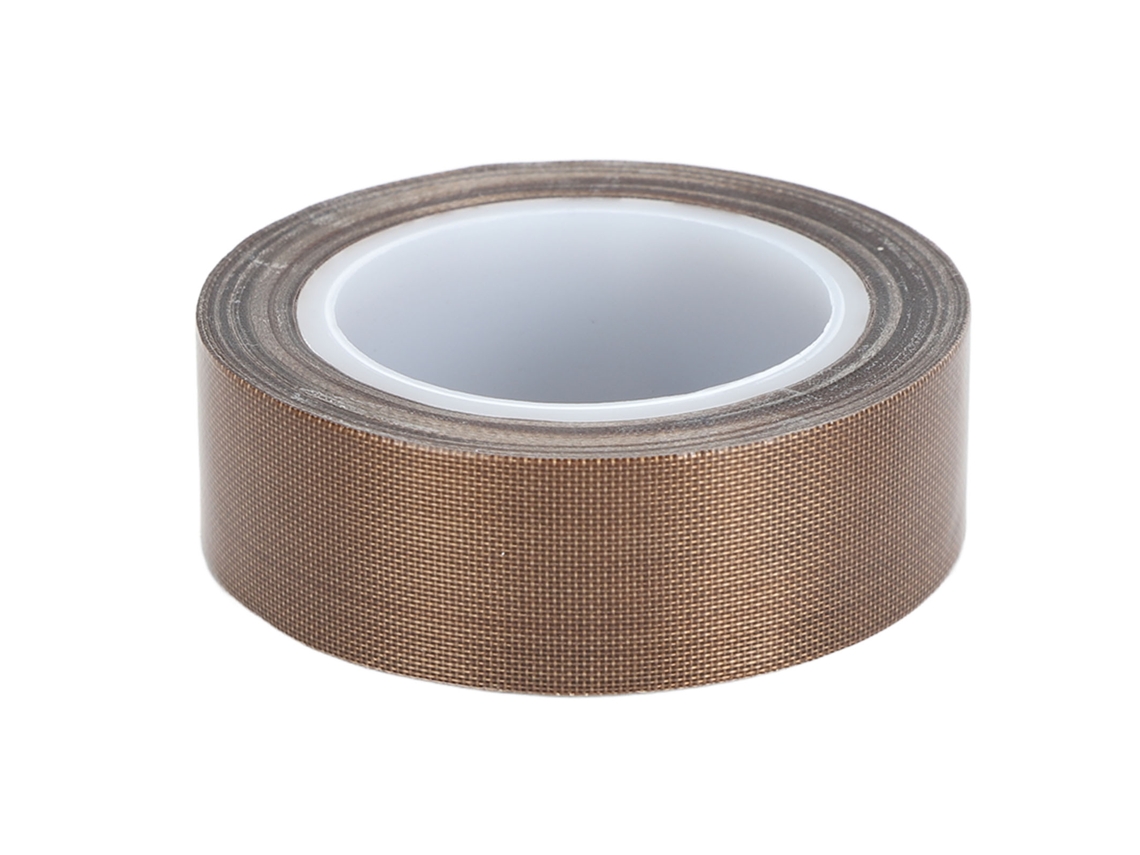 Cinta De Tela De Vidrio Ptfe 32.8ft Resistente A Altas Temperaturas Para Sellador De Vacío Y Envases Alimentarios 0.13x19mm
