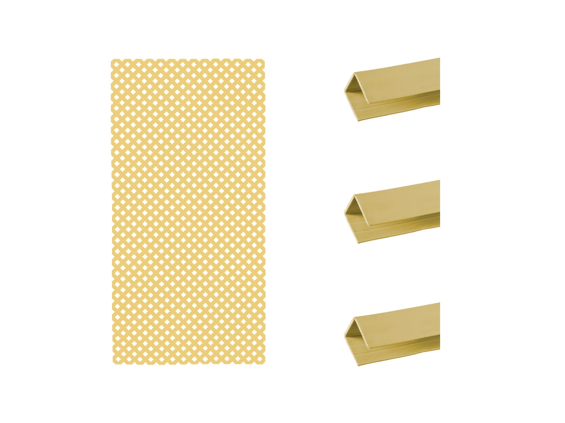 Kit de Instalación para Cercha de PVC de 18mm + 3 Perfiles Marfil 1x2 M NORTENE