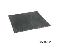 Plato pizarra 30 x 30 cm - SG SECRET DE GOURMET