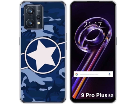 Carcasa para Realme 9 Pro Plus 5G TUMUNDOSMARTPHONE Dibujos Camuflaje 03 Multicolor