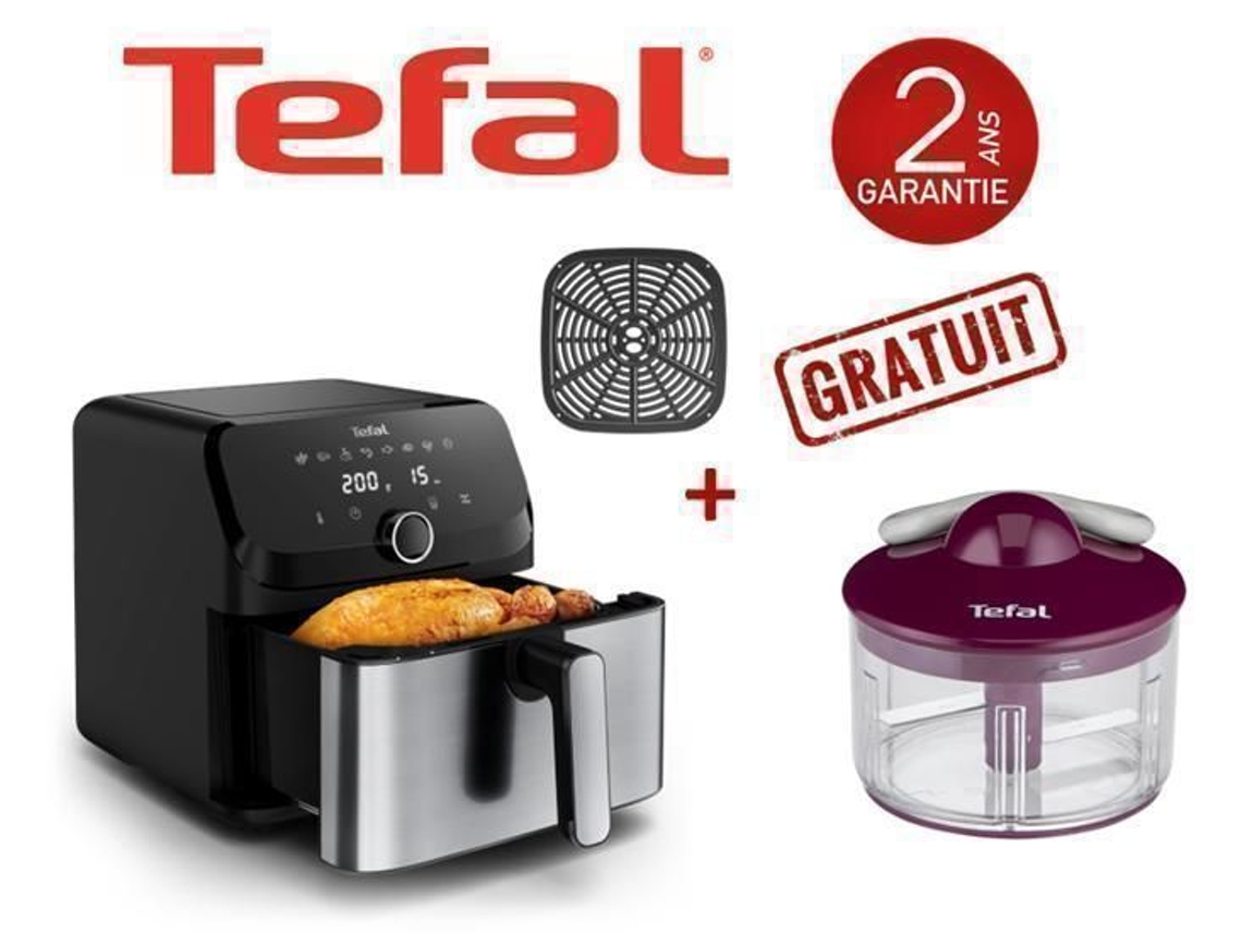 Easy Fry Mega Ss 7.5l Ey855d10 Tefal Hachoir Manual 500ml K1330685 Violeta/gris Tefal Free