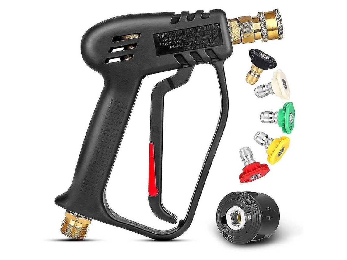 2026-pistola De Limpieza A Alta Presión 4000 Psi Con 5 Boquillas Intercambiables Y Conector Rápido 1/4" Para Karcher K2-k7