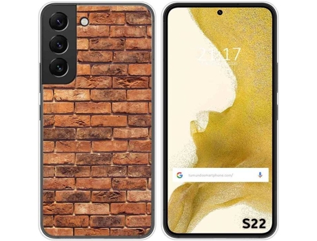 Carcasa Samsung Galaxy S22 5G TUMUNDOSMARTPHONE Dibujos Ladrillo 04 Multicolor