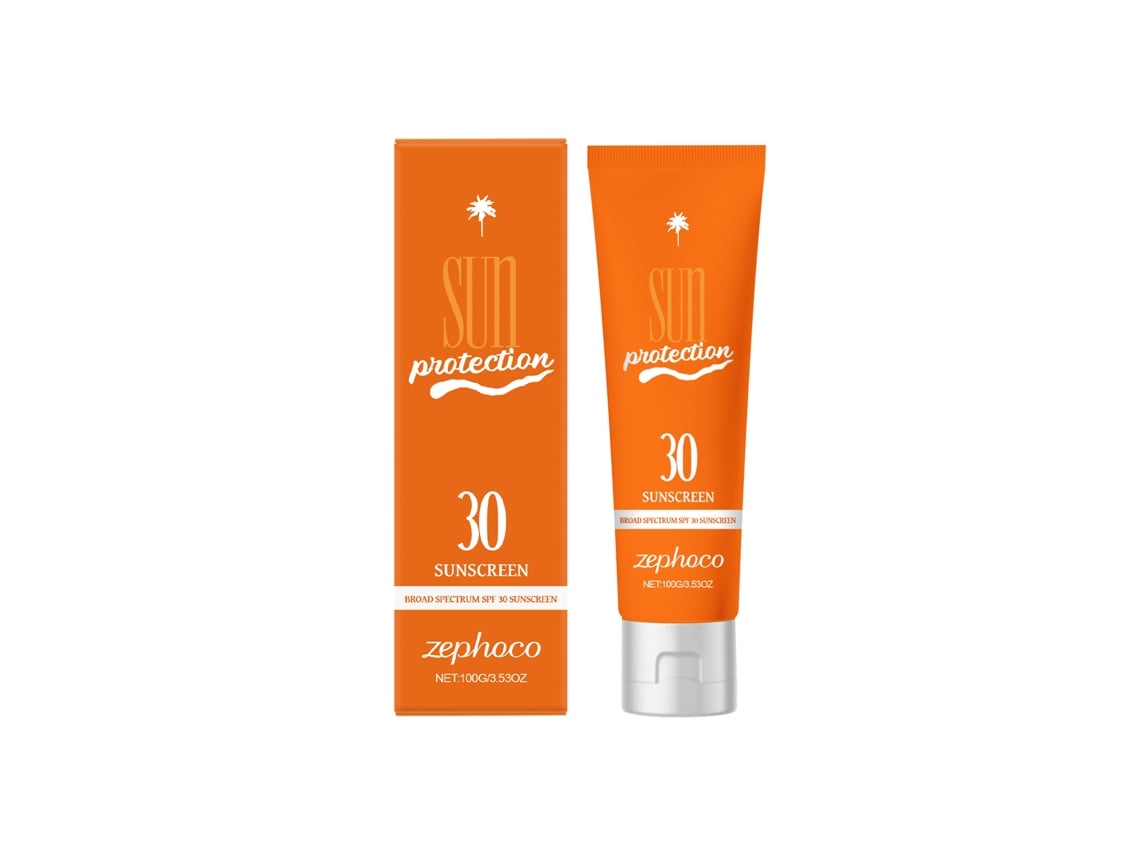 Protector solar transparente con alta protección UV para una piel sana.