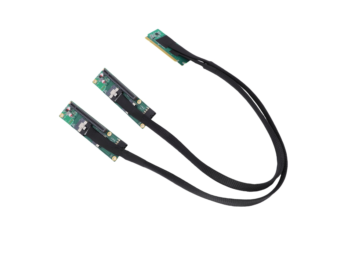 Cable Adaptador De Pcie 4.0 X16 A Sff-8654 X2 Extensor Dividido De Alto Rendimiento