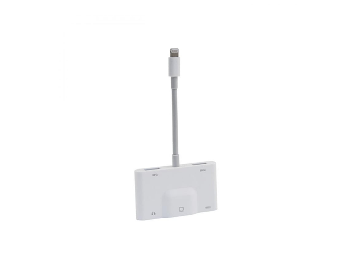 Adaptador Multifunción Lightning A Tarjeta Ethernet Móvil Para Apple. Alta Velocidad Y Compatibilidad, Ideal Para Hogar, Oficina Y