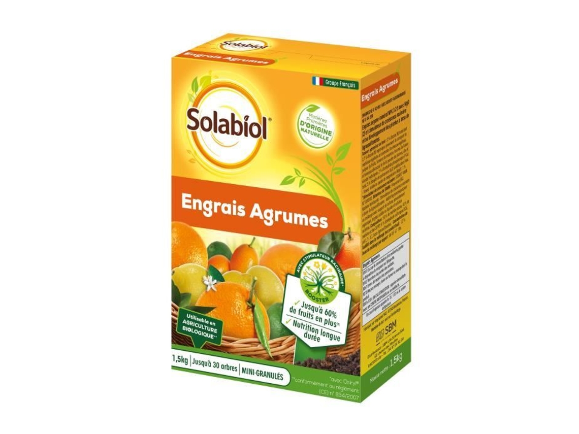 Fertilizante cítrico SOLABIOL SOAGY15 - 1,5 kg