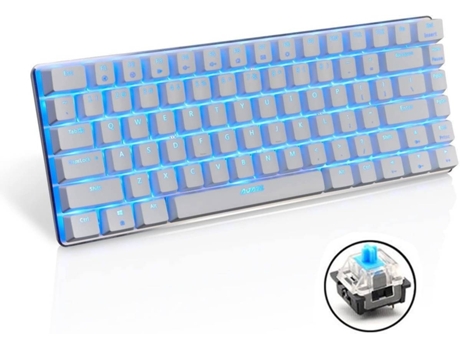 Teclado CHRONUS JPL21 (Inalámbrico - Blanco)