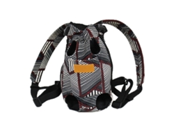 Mochila para perros y gatos con abertura para la cola y cierre de cremallera, ideal para acampar, hacer senderismo y viajar.
