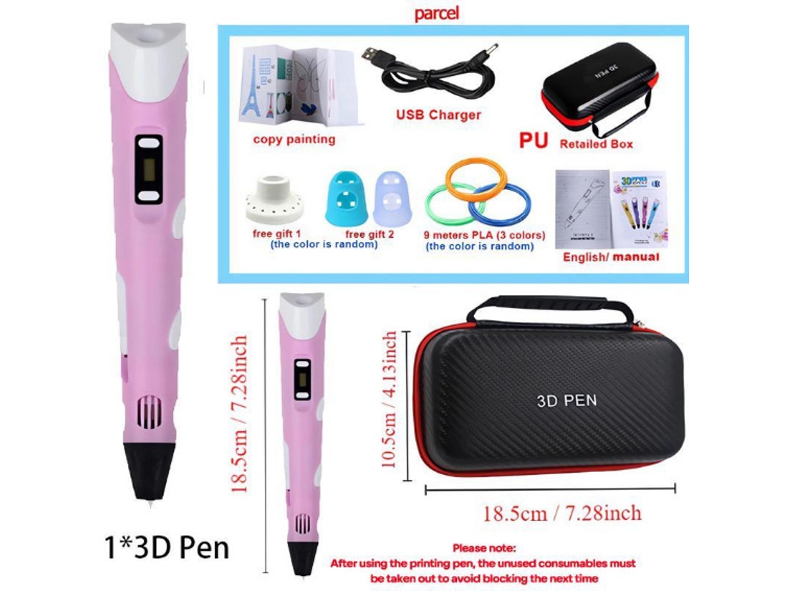 Paquete De Filamento Pla De Pluma De Impresión 3d P04 Siurn