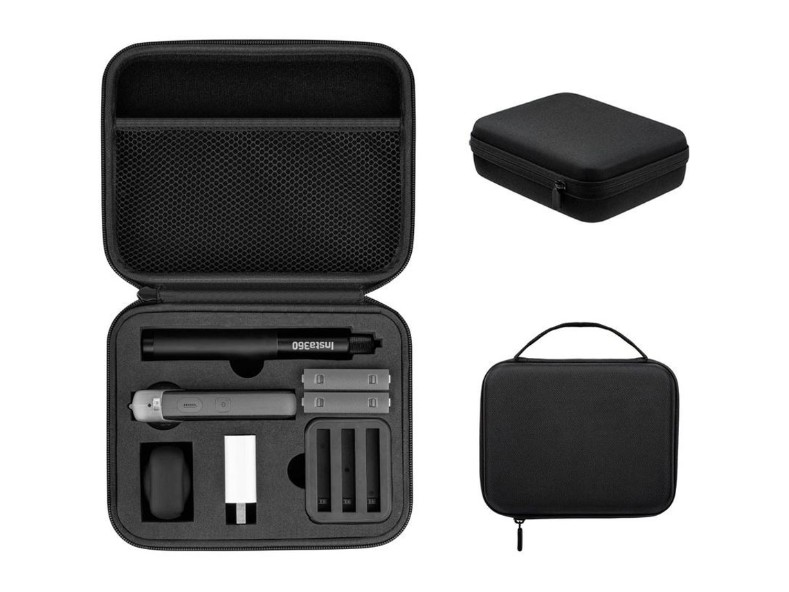 2026-funda Para Cámara De Acción Insta360 One X2/x3, Color Negro, Eva, Resistente, Con Cremallera, Portátil