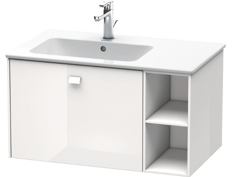Neceser de pared DURAVIT Brioso 82,0 x 47,9 cm 1 extraíble estantería lateral lavabo a la izquierda para lavabo ME by Starck 234583