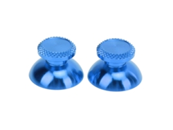2pcs Palo Analógico Metálico Controle Alumínio Joystick Acessórios Console Portátil Azul