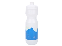 Botella de agua portátil para bicicleta de 750 ml con tapón blanco | Sin marca