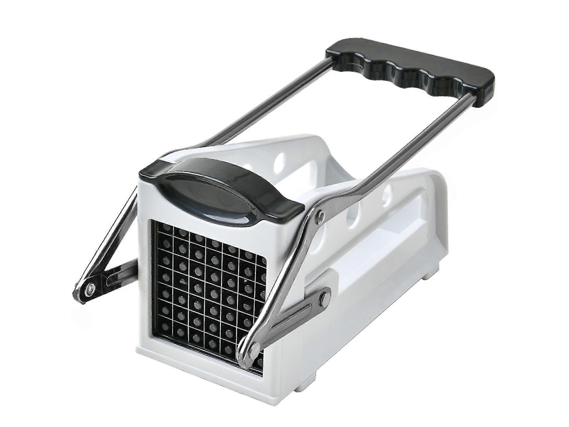Cortador De Papas A La Francesa Con 2 Cuchillas Acero Inoxidable Mango Ergonómico Herramienta De Cocina Profesional S
