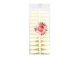 500 Pcs Pontas De Unha Falsa De Alta Tenacidade Cor Natural Ferramenta De Manicure Diy