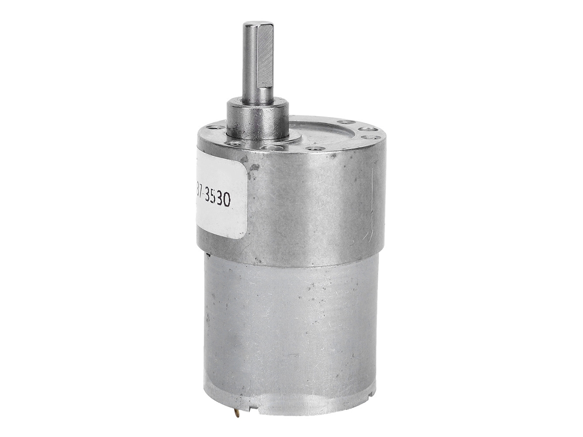 JGB37-3530 Motorreductor 6-30 V 7-1600 RPM, pequeño motor de CC reversible con velocidad reducida.