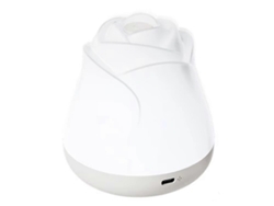Luz nocturna con forma de flor para niñas, con luz regulable para dormitorios infantiles. Rosewell