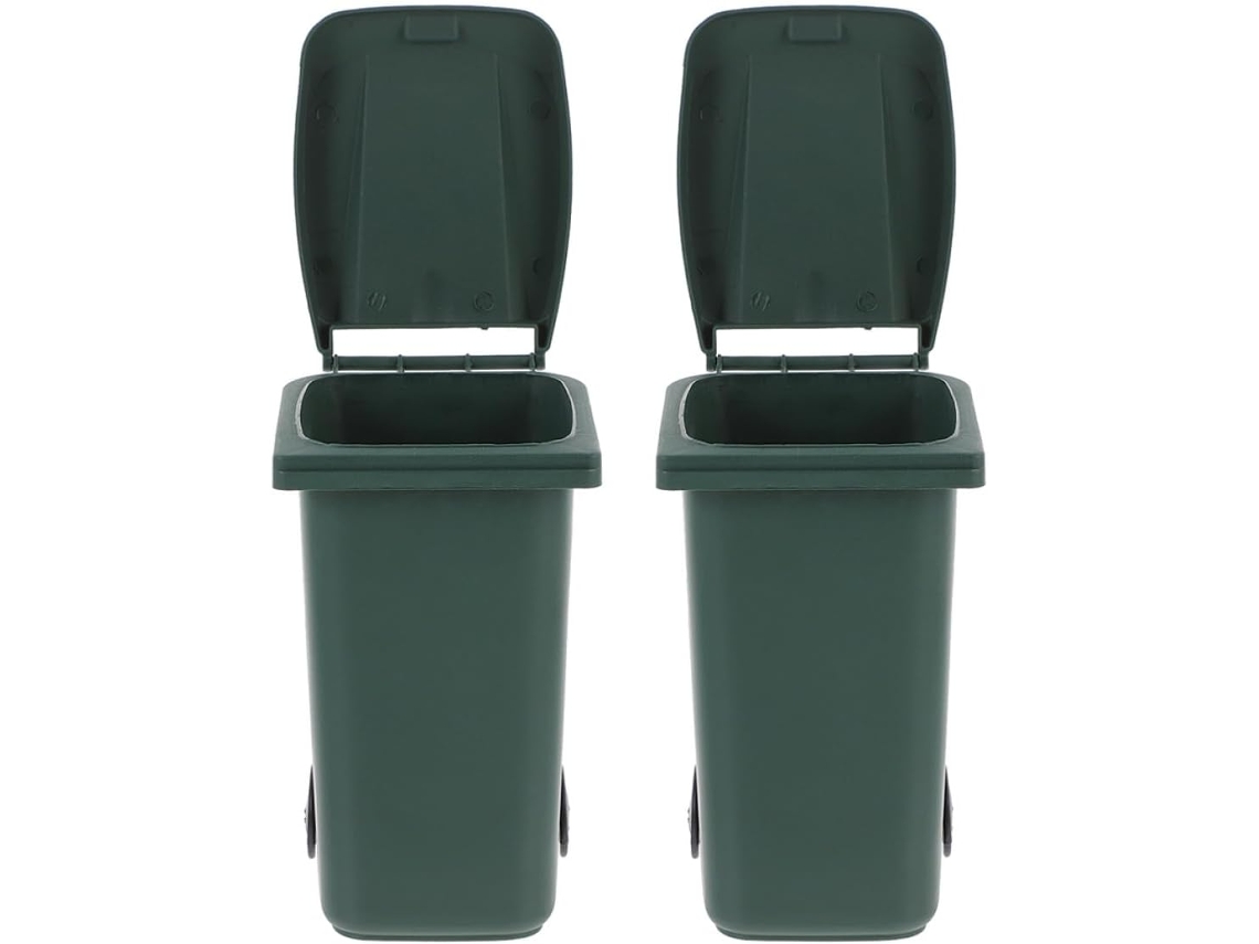 Besportble Juego De Escritorio Alipis Con Tapa Y Portalápices Y Basura Adecuados Para El Baño Y La Oficina