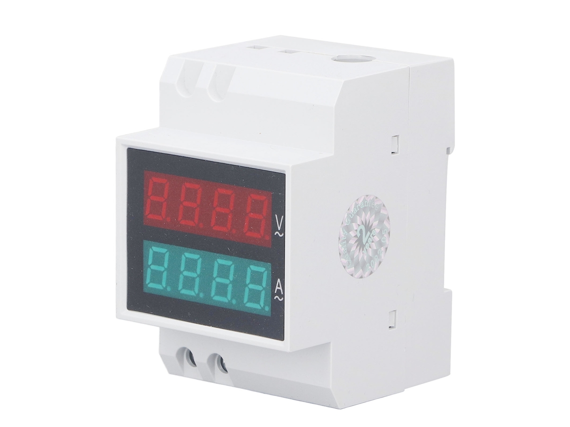 Protector Contra Sobretensión/subtensión Con Recuperación Automática 80-300v 0.1-99.9a Pantalla Led Carril Din