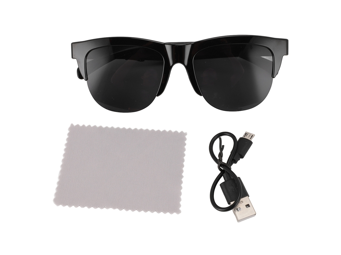 Lentes Inteligentes Tradutoras Bluetooth 5.4 Uv400 137 Idiomas Para Viagem E Comunicação