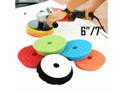 MEOIRUERY Almohadillas de pulido profesionales Hex-Logic Ultra Light para pulidoras eléctricas, esponja de poliuretano con disipación de calor mejorada, 15 cm, 