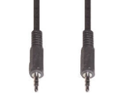 Cable de Audio E+P (1.5 m - Negro)