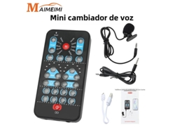 Un cambiador de voz multilingüe portátil y universal para karaoke, con control de volumen. Mdug