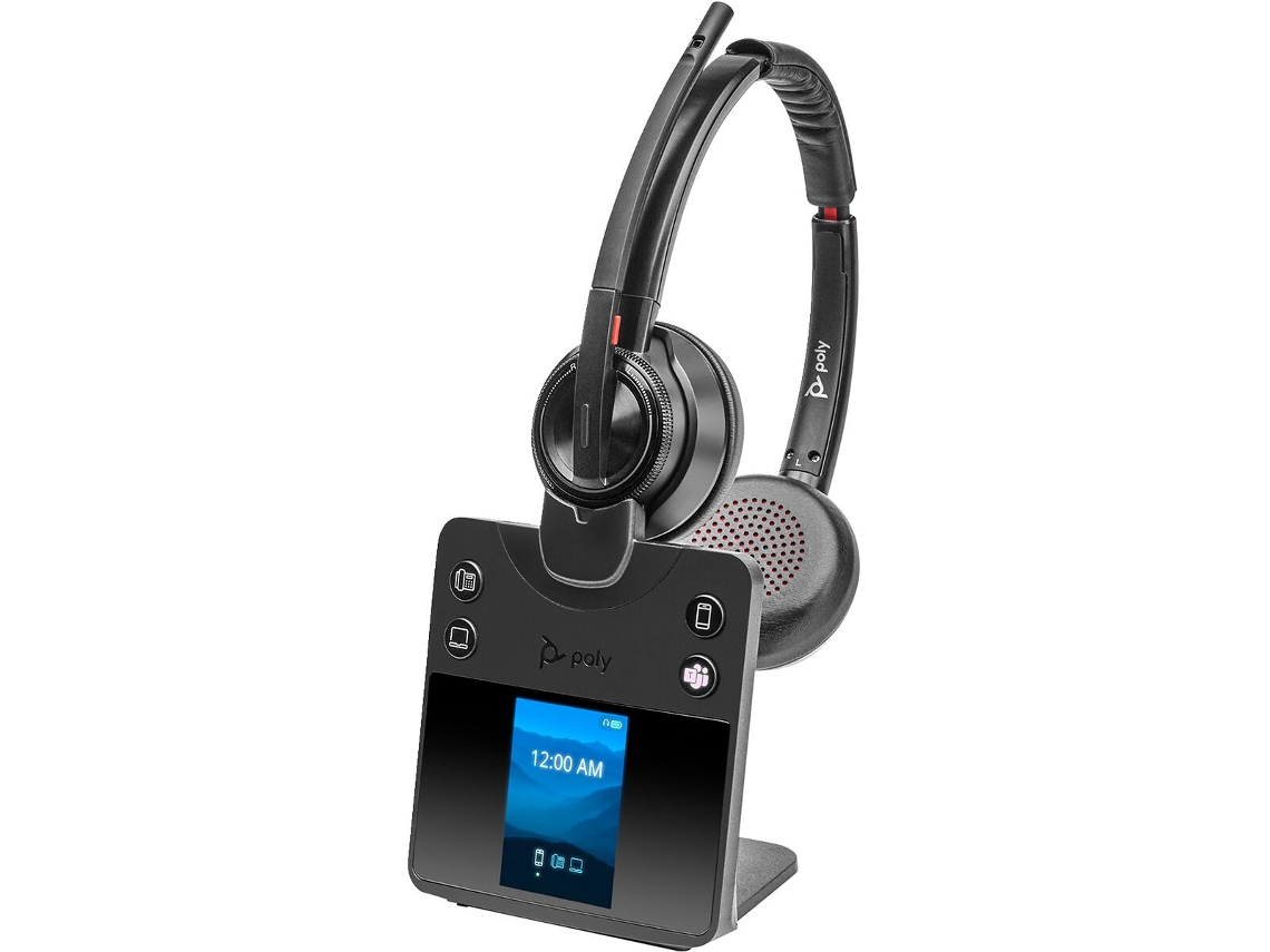 Auriculares con Micrófono POLY SAVI 8420 (Negro - USB - Bluetooth - Inalámbrico - Bluetooth 5.2)