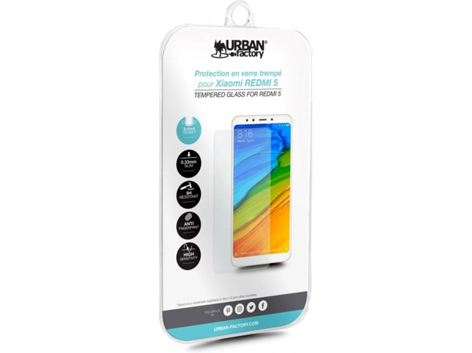 Protector de Pantalla URBAN FACTORY TGP74UF Xiaomi Redmi 5