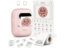 Impresora P50 Térmica Portátil, Compatible Dispositivos Móviles, Rollos Pegatinas Incluidos.