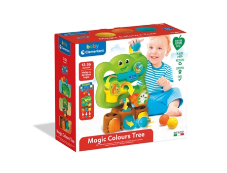Juego Didáctico CLEMENTONI Magic Colour Tree (Edad Mínima Recomendada: 1 año)