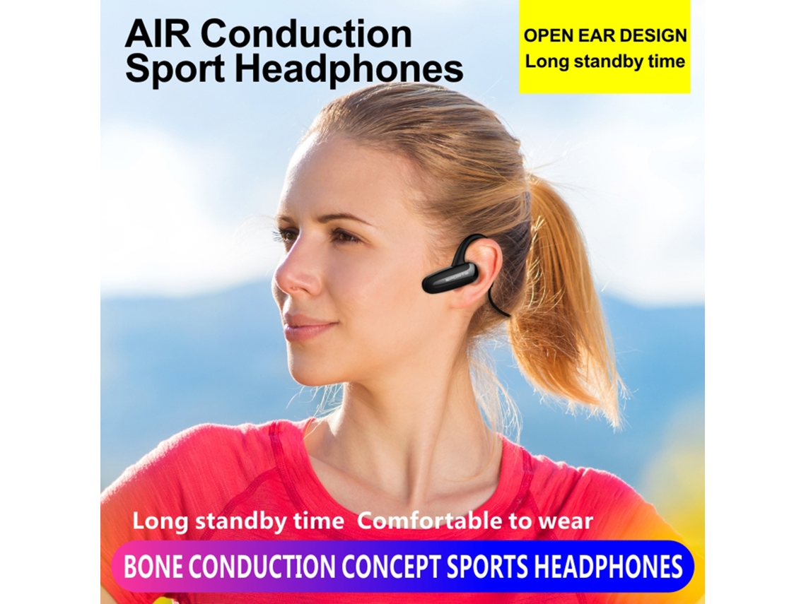 Fone De Ouvido Sports Sem Fio Bt 5.0 Headset Ipx5 Resistente À Água Suor Earhook Com Microfone