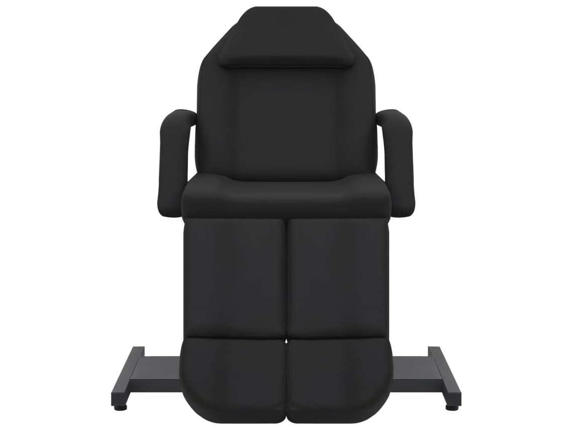 Maison Exclusive - Sillón De Salón De Belleza Cuero Sintético Negro 180x62x78 Cm