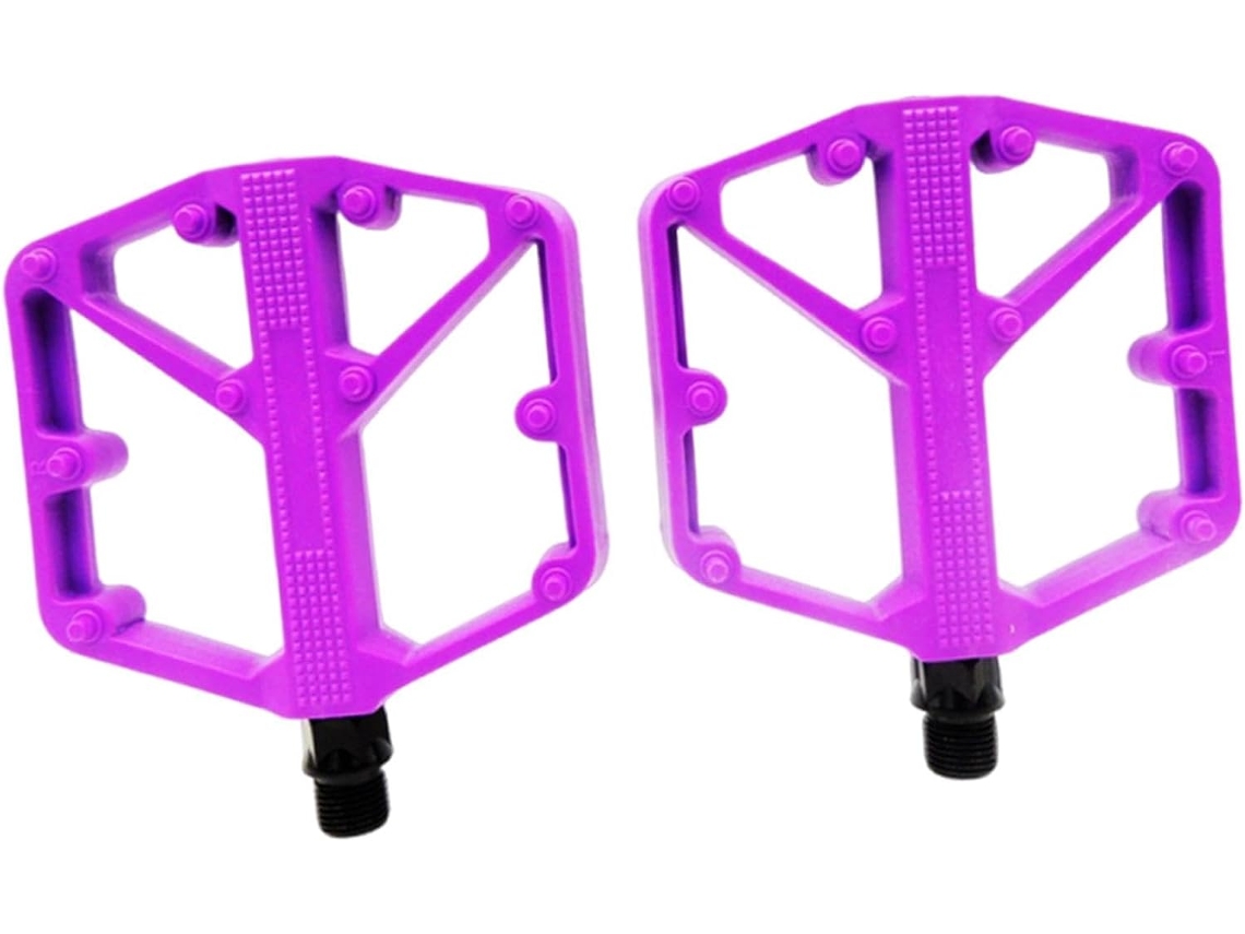 Pedales Planos De Nailon Antideslizantes Ligeros Harilla Para Bicicleta Montaña, Ideales Reparación